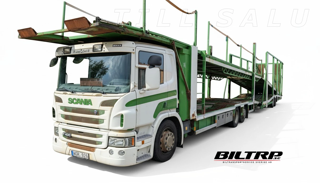 Scania Biltransport med kärra för 9-10 bilar – bild 1